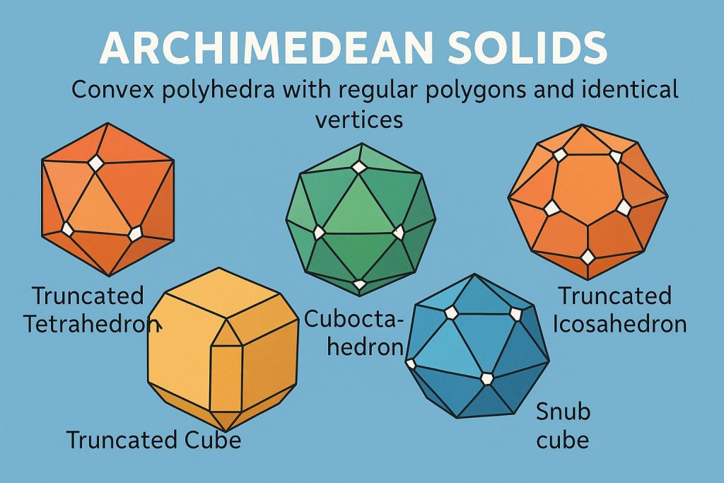 Archimedean Solids: The Beauty of Symmetry and Geometry
