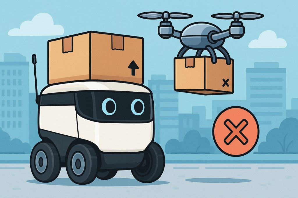 How Robots Deliver Packages and Food: The Future of Last-Mile Logistics