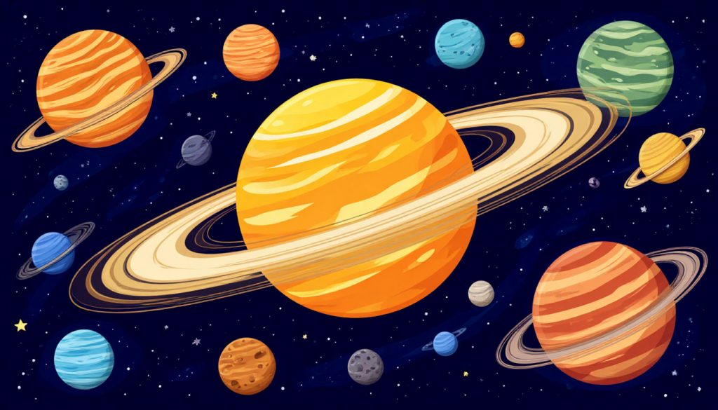 Features of the Planets in the Solar System