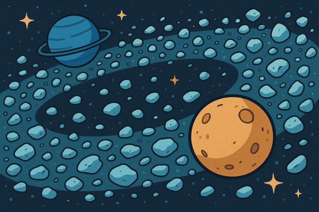 The Kepler Belt: A Mysterious Region Beyond Neptune