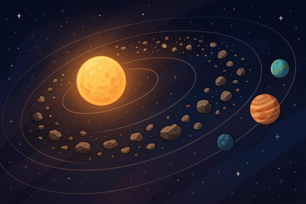 The Asteroid Belt: A Rocky Region Between Mars and Jupiter