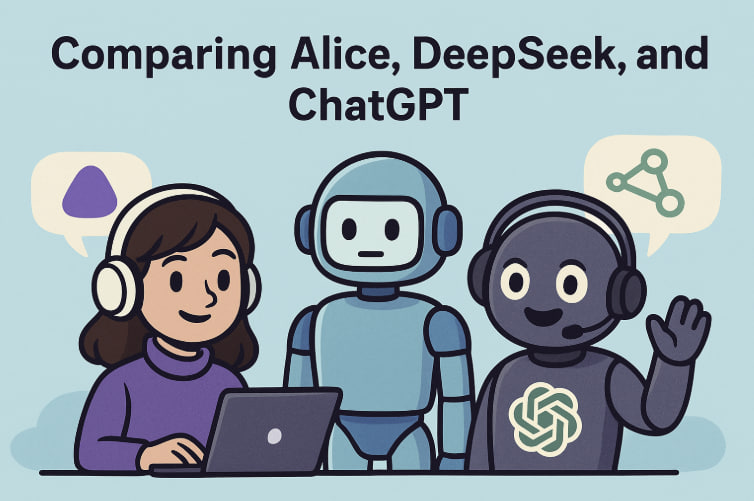 Comparing Alice, DeepSeek, and ChatGPT: Capabilities, Differences, and Use Cases