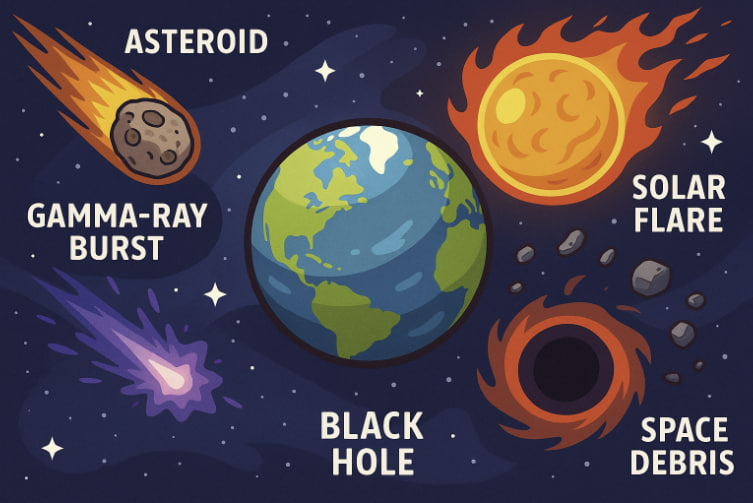 Space Threats to Our Planet: What Could Endanger Earth from the Cosmos?