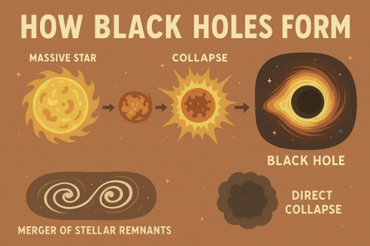 How Black Holes Form: The Birth of the Universe’s Darkest Objects