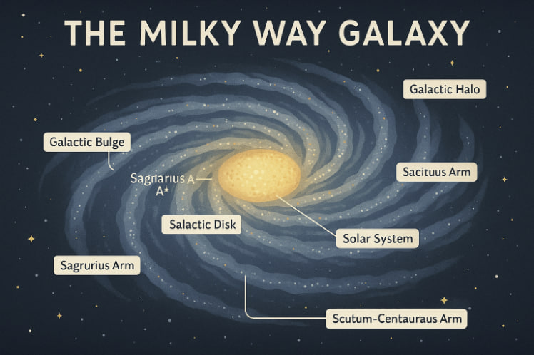 How Our Galaxy Is Structured — And Where Earth Sits Inside It