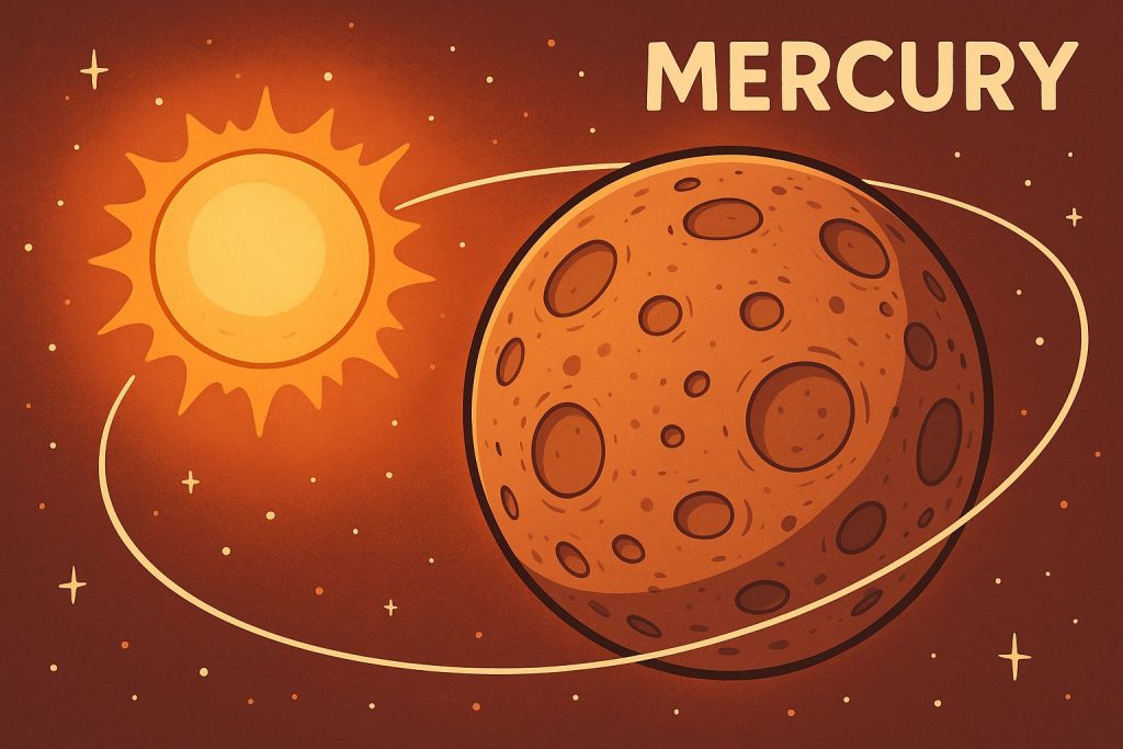 Mercury: The Swiftest and Smallest Planet in the Solar System