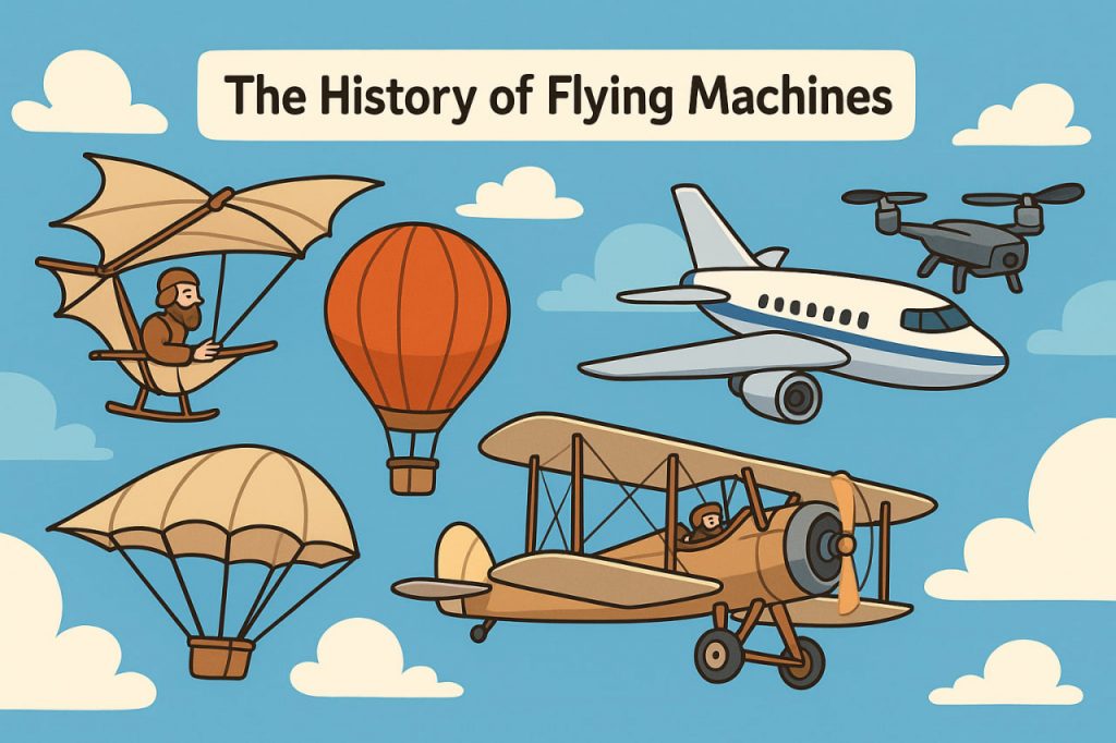 The History of Flying Machines: From Myth to Modern Aviation