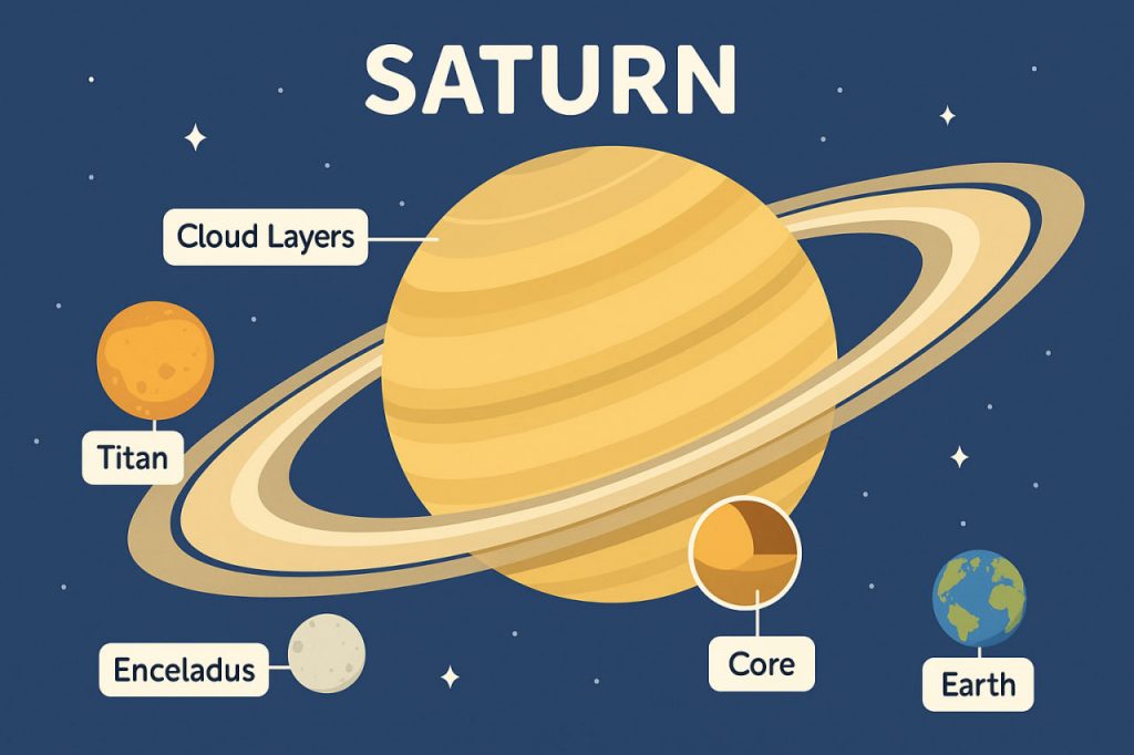 Saturn: The Ringed Giant of the Solar System