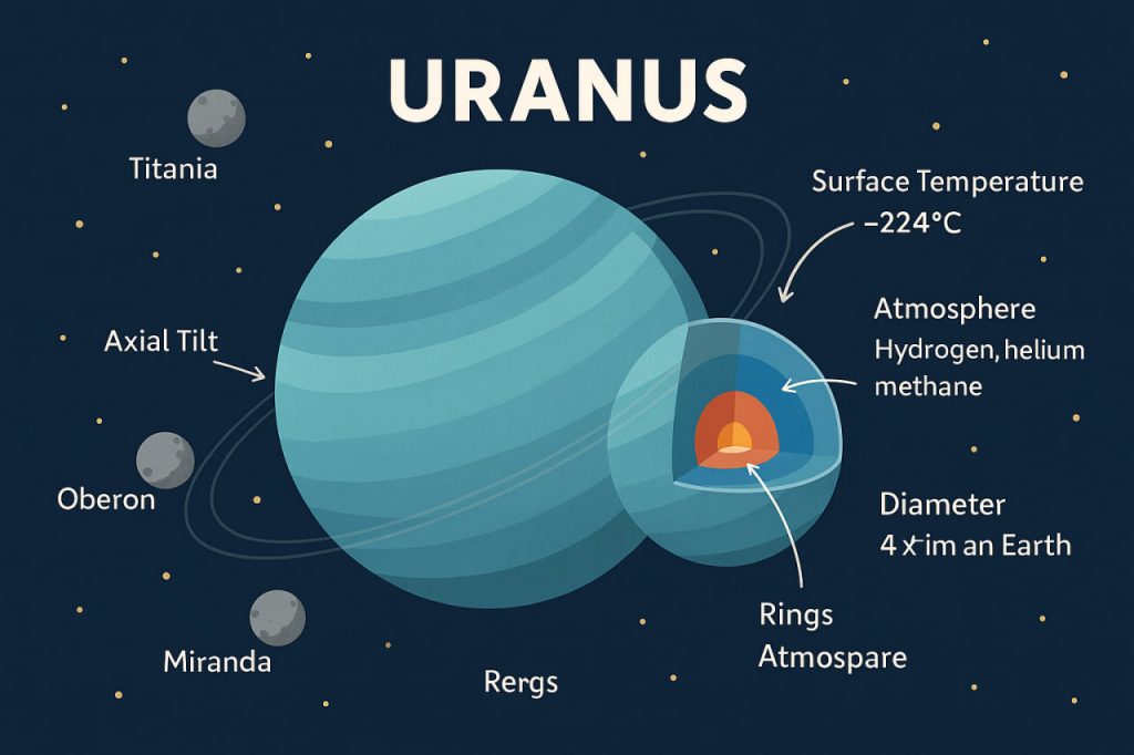Uranus: The Tilted Ice Giant of the Solar System