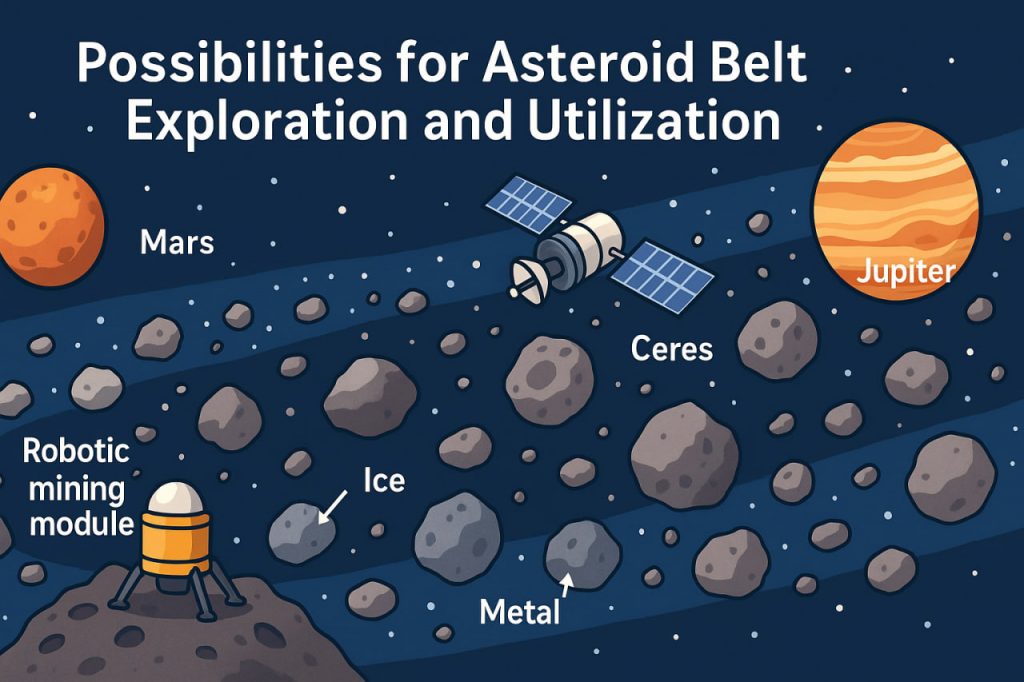 Possibilities for Asteroid Belt Exploration and Utilization