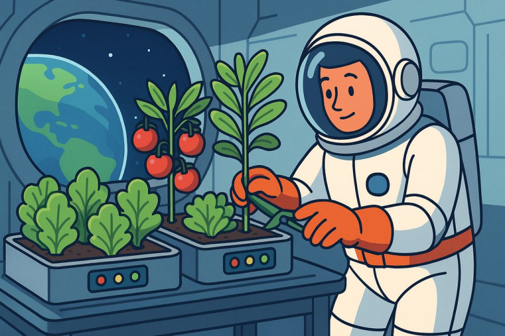 Plants in Orbit: Agricultural Technologies in Microgravity