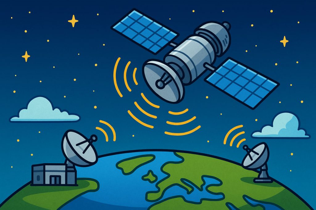 How Satellites Transmit Signals