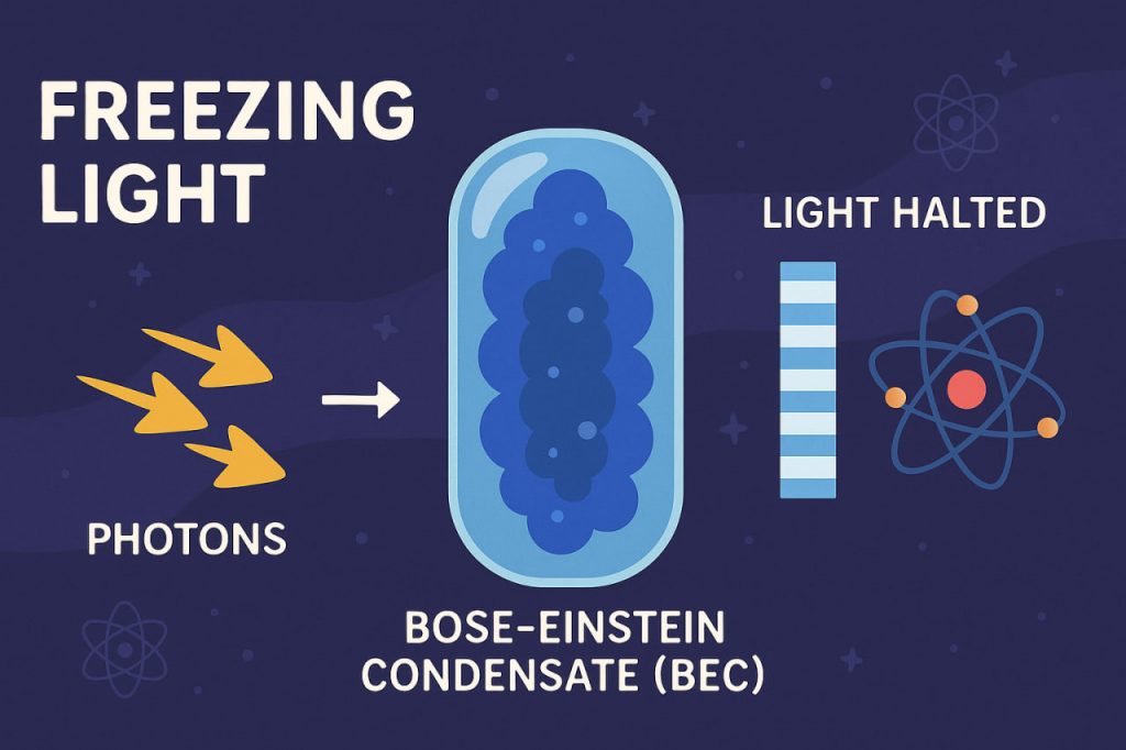 Is It Possible to Freeze Light?