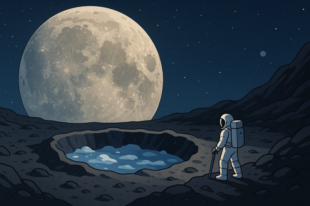 Where Does Water Ice on the Moon Come From and Why Is It Important?
