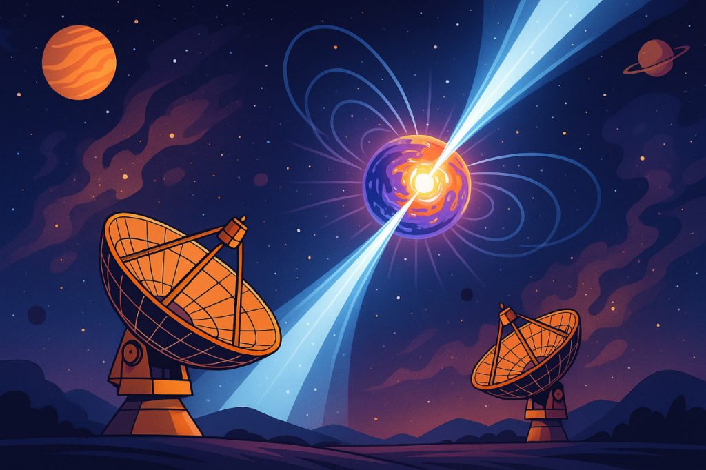 How Scientists Study Distant Pulsars