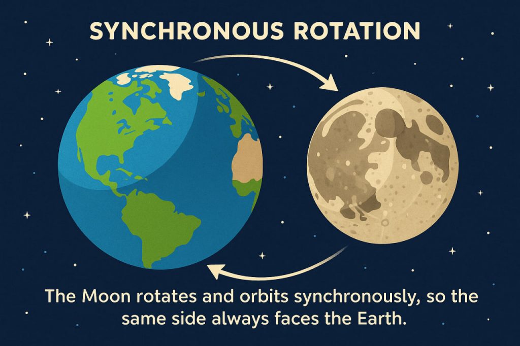 Why the Moon Always Shows the Same Side to Earth