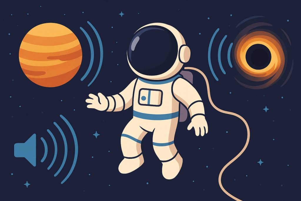 Can We Hear Sound in Space?