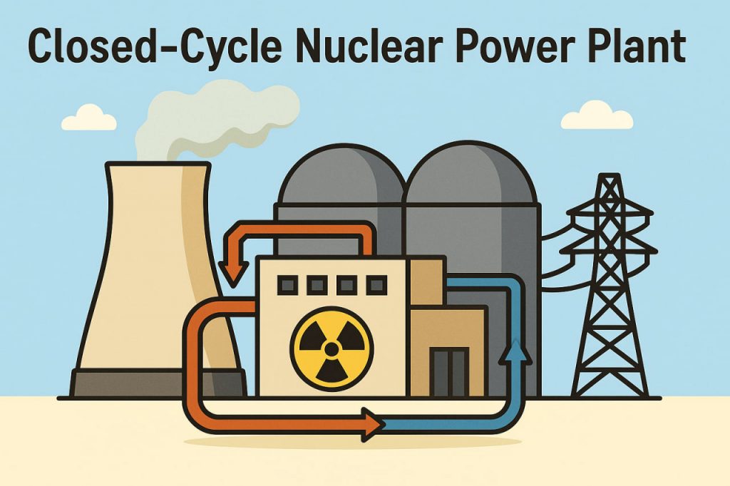 Nuclear Power Plant with a Closed Cycle