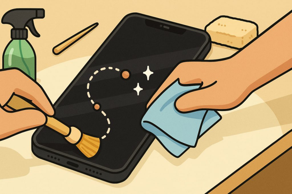 How to Clean the Microphone and Speaker on a Smartphone