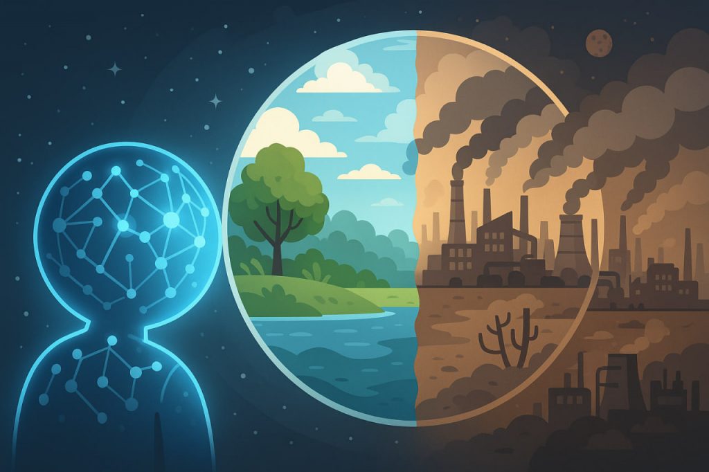 How Artificial Intelligence Evaluates Humanity and What Humans Have Done to the Planet