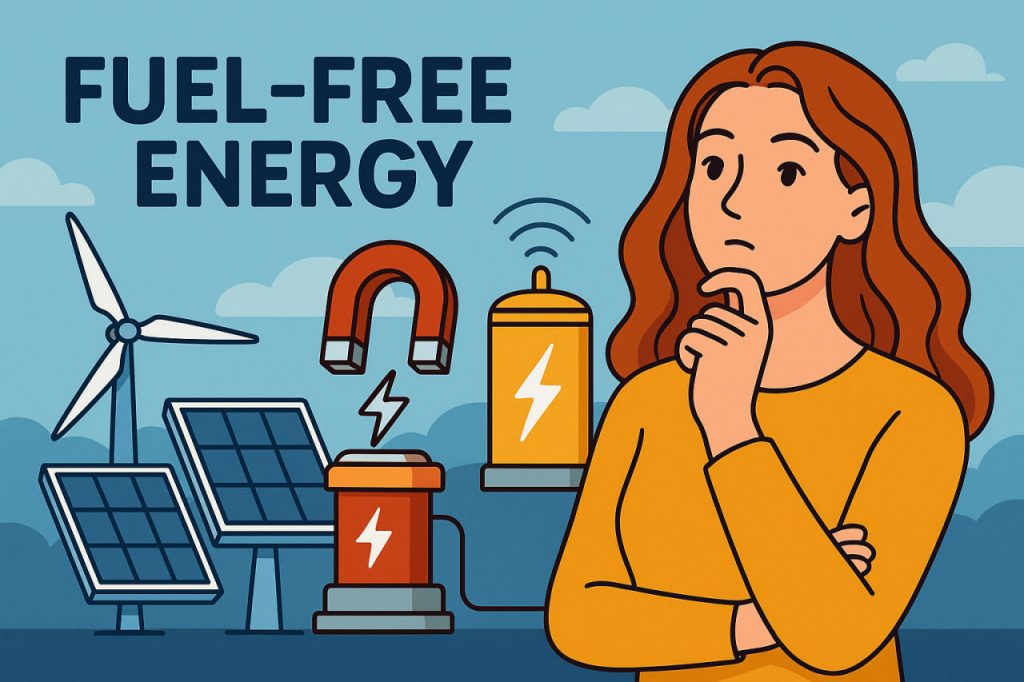 Fuel-Free Energy: Modern Developments and Emerging Technologies