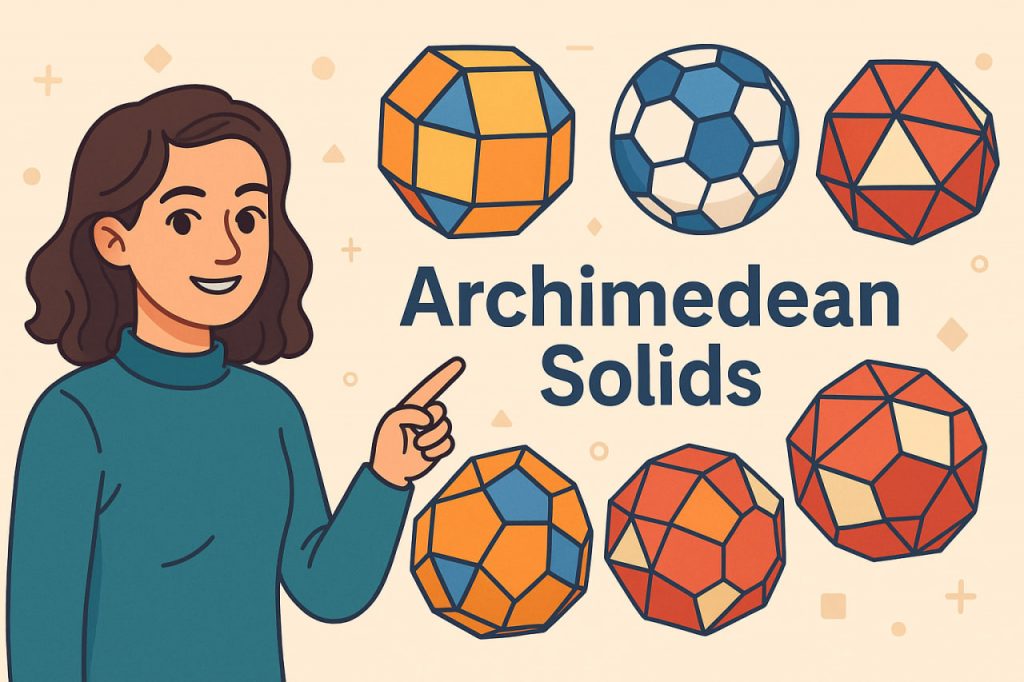 Archimedean Solids: Geometry, Symmetry, and Mathematical Beauty
