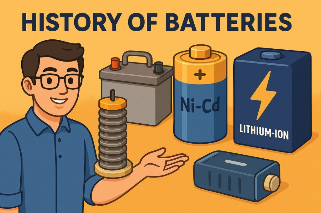 Batteries: Their History and the Modern Technologies Shaping the Future of Energy Storage