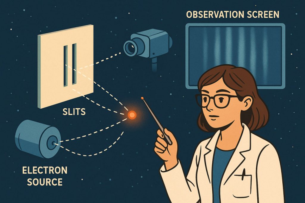 The Double-Slit Experiment: What Happens When Electrons Are Observed?