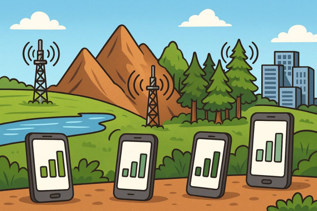 How Terrain Shapes Mobile Connectivity: Why Location Matters