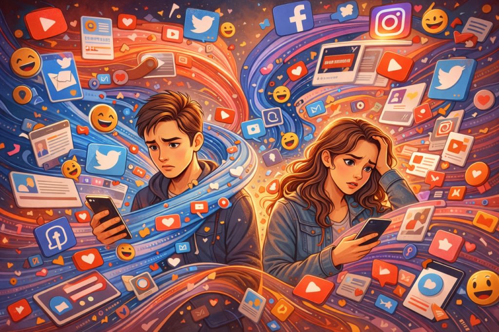 How Social Networks Compete for User Attention and What Consequences This Leads To