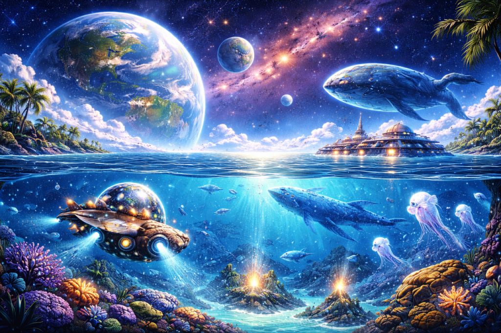 Ocean Planets: What They Are and Could Intelligent Life Exist There