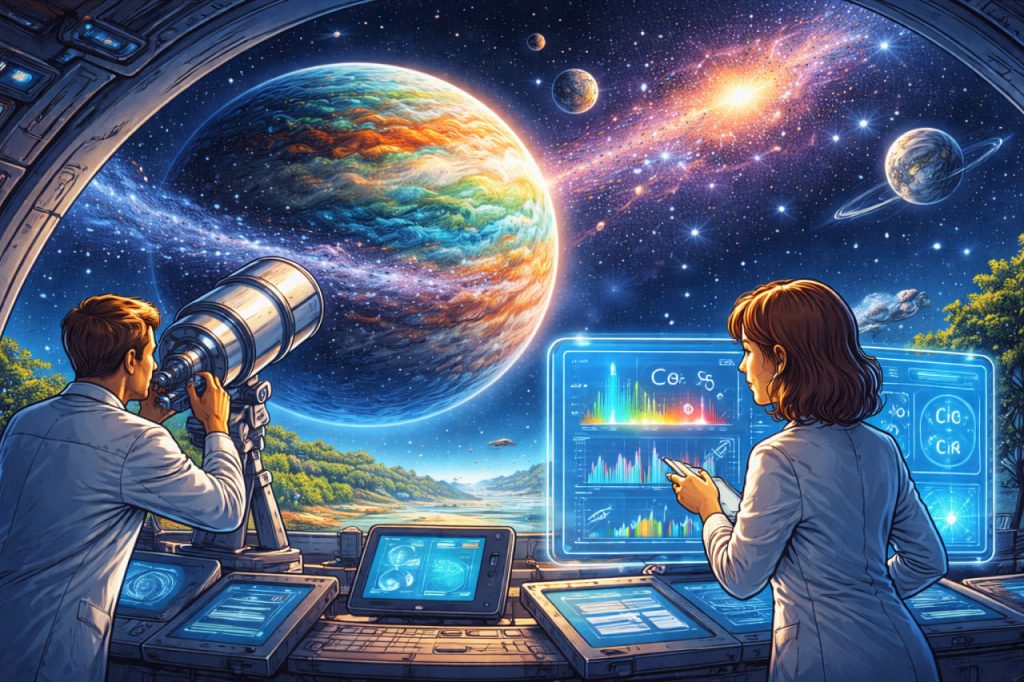 Exoplanet Atmospheres: Chemical Analysis from Light-Years Away