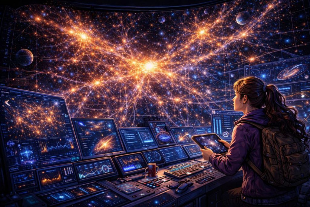 The Cosmic Web: What the Large-Scale Structure of the Universe Is Made Of