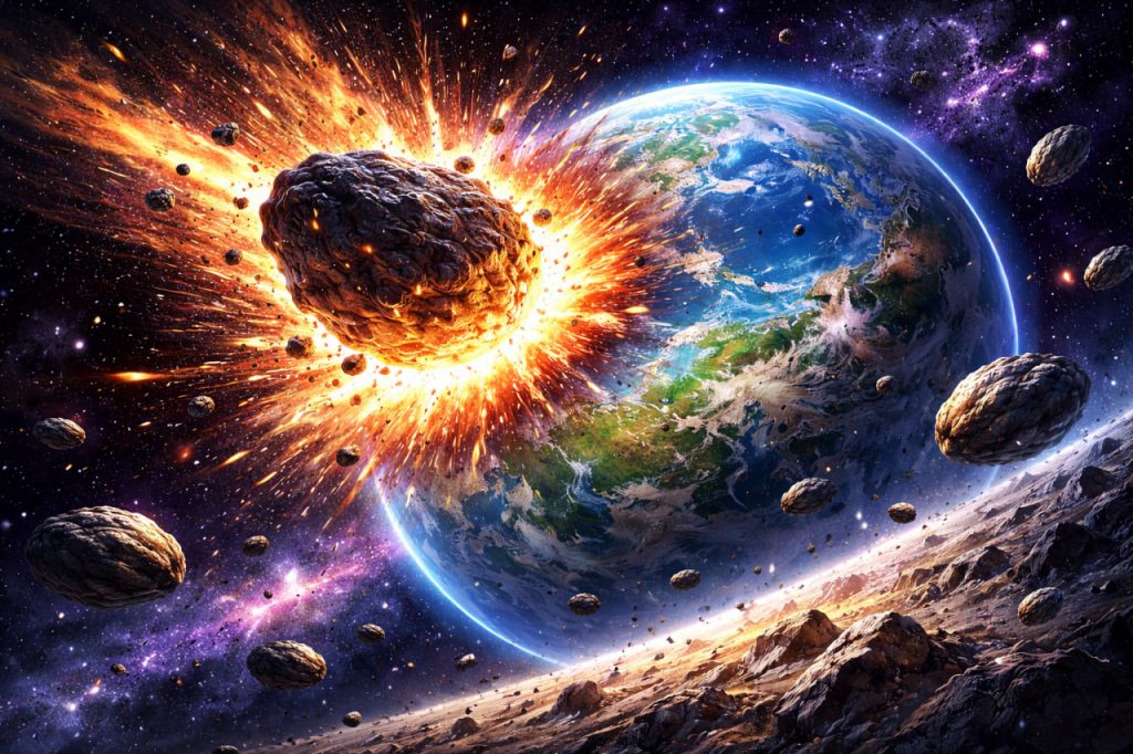 Planetary Collisions with Cosmic Objects