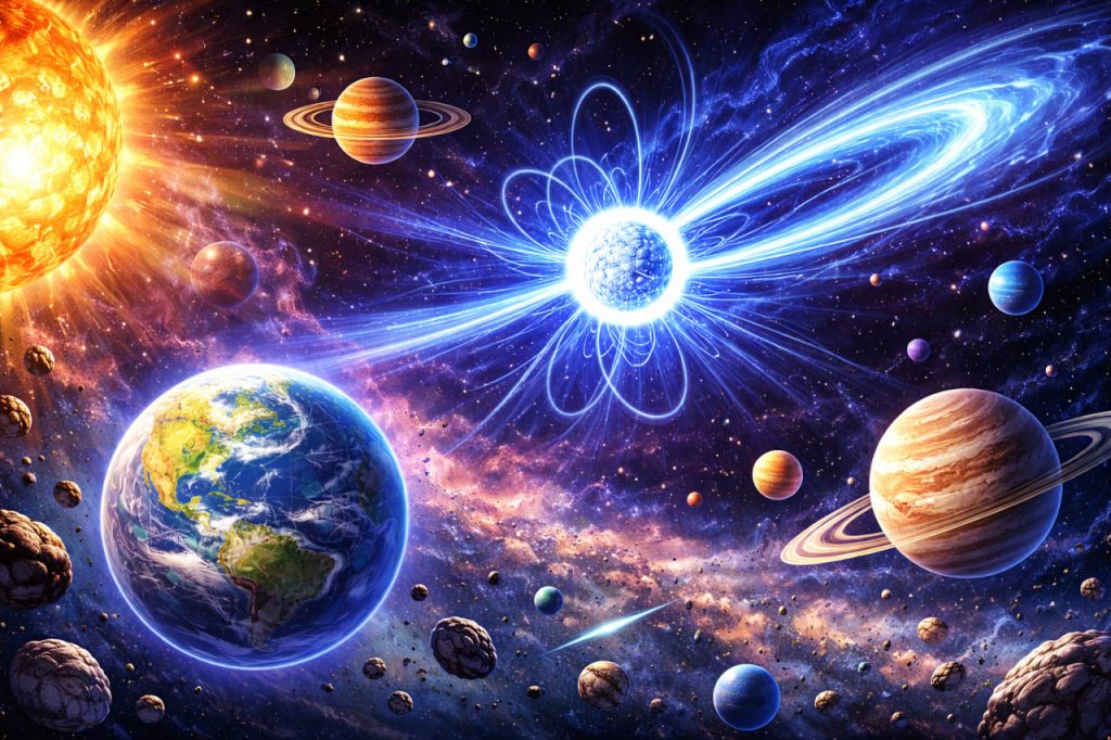 What Would Happen If a Neutron Star Passed Near the Solar System?