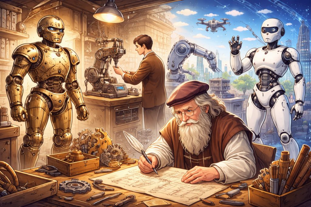 The History of Robotics: From Mechanical Dreams to Intelligent Machines