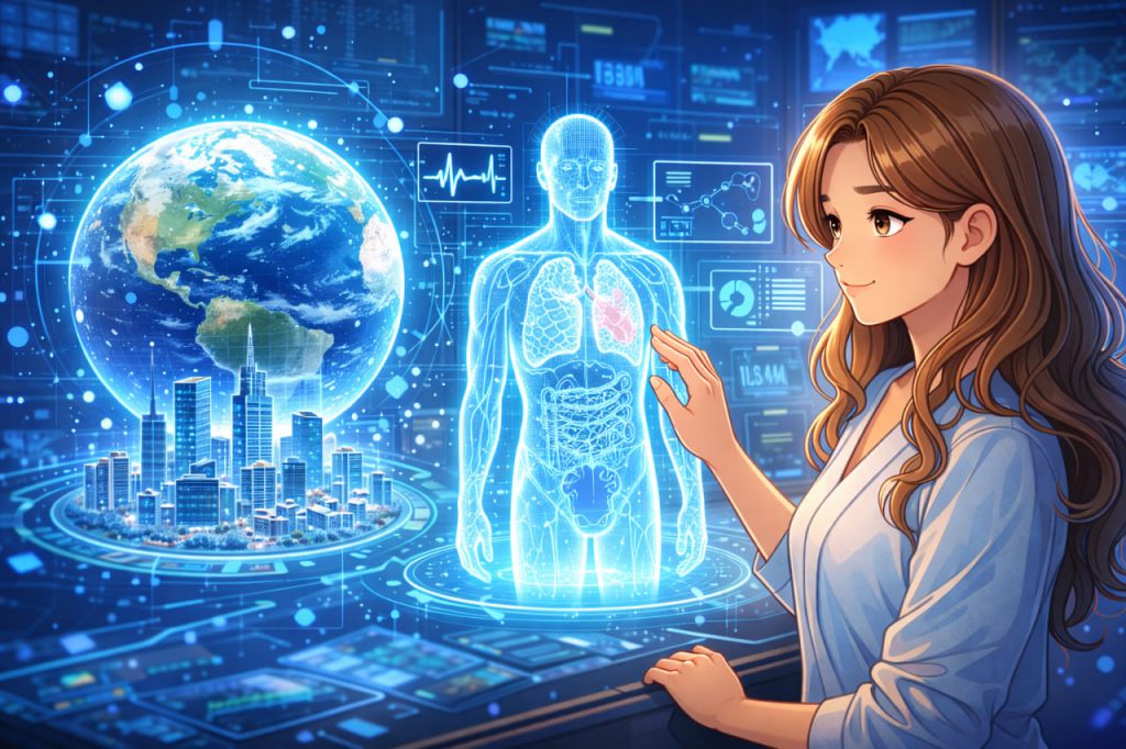 Digital Twins: Virtual Replicas of Cities, Planets, and Patients