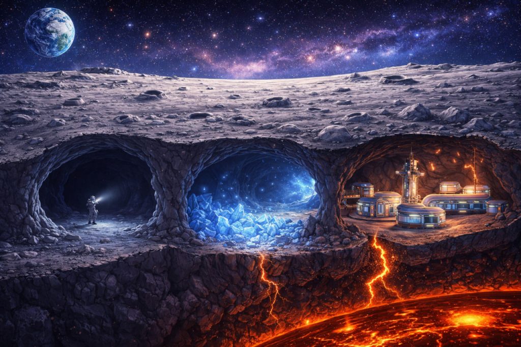 The Moon: What Lies Beneath Its Lifeless Surface?