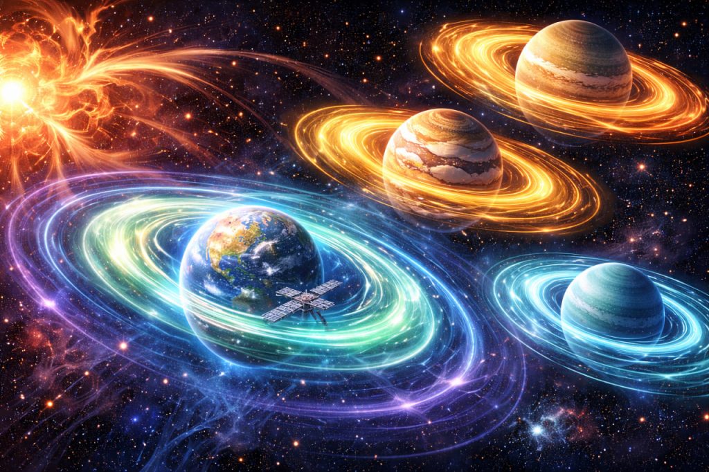 Radiation Belts Around Planets: Invisible Shields and Threats