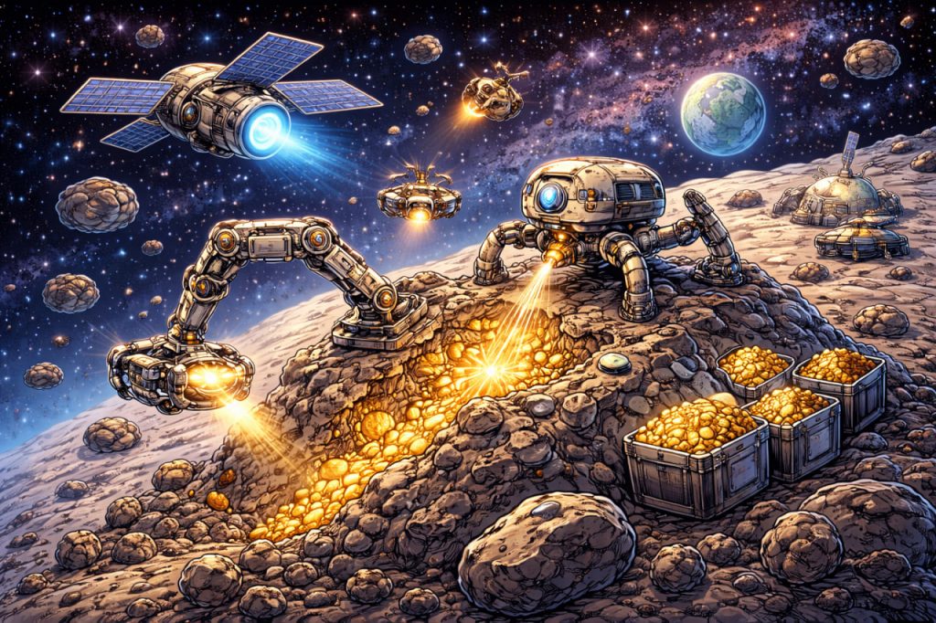 Space Mining: Extracting Resources Beyond Earth