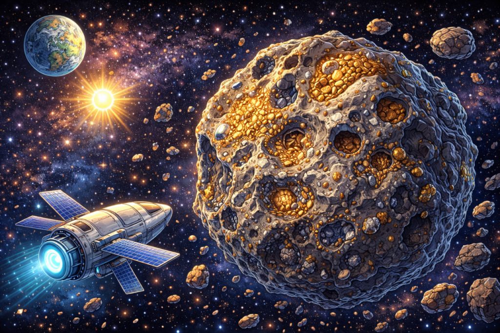 Asteroid Psyche: A Metal World Worth More Than the Global Economy?