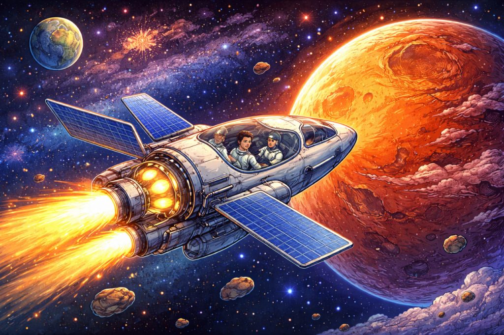 Nuclear Rocket Engines: Could We Reach Mars in Just One Month?