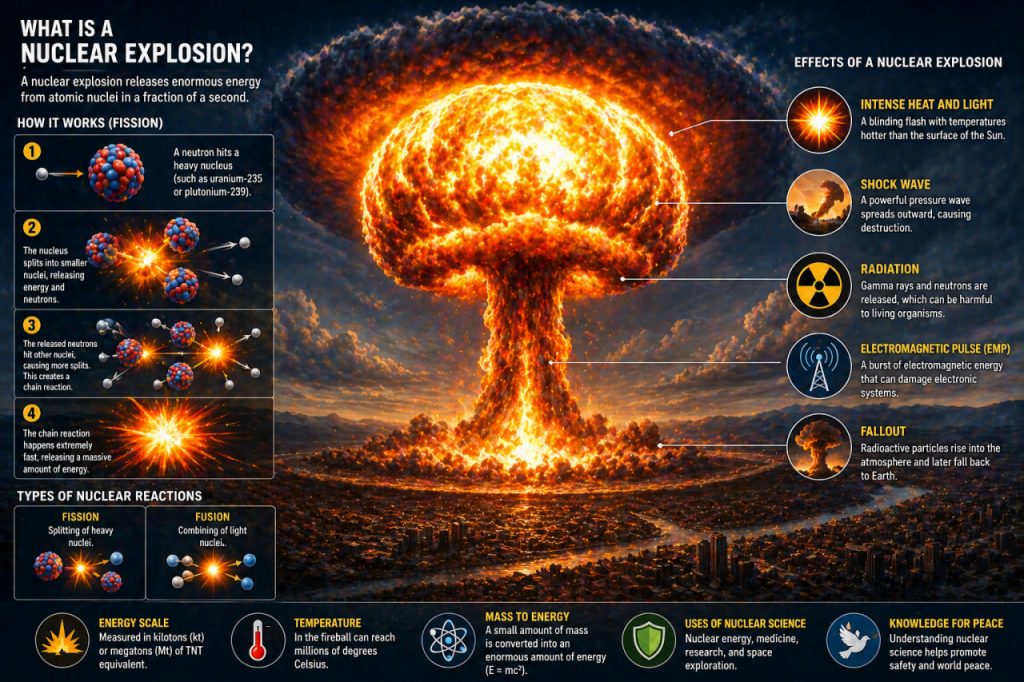 What Is a Nuclear Explosion? Understanding Its Physics and Effects