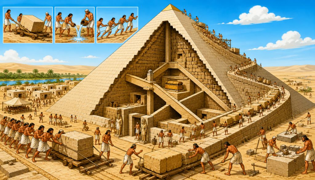How Pyramids Are Built: Engineering Secrets of Ancient Structures