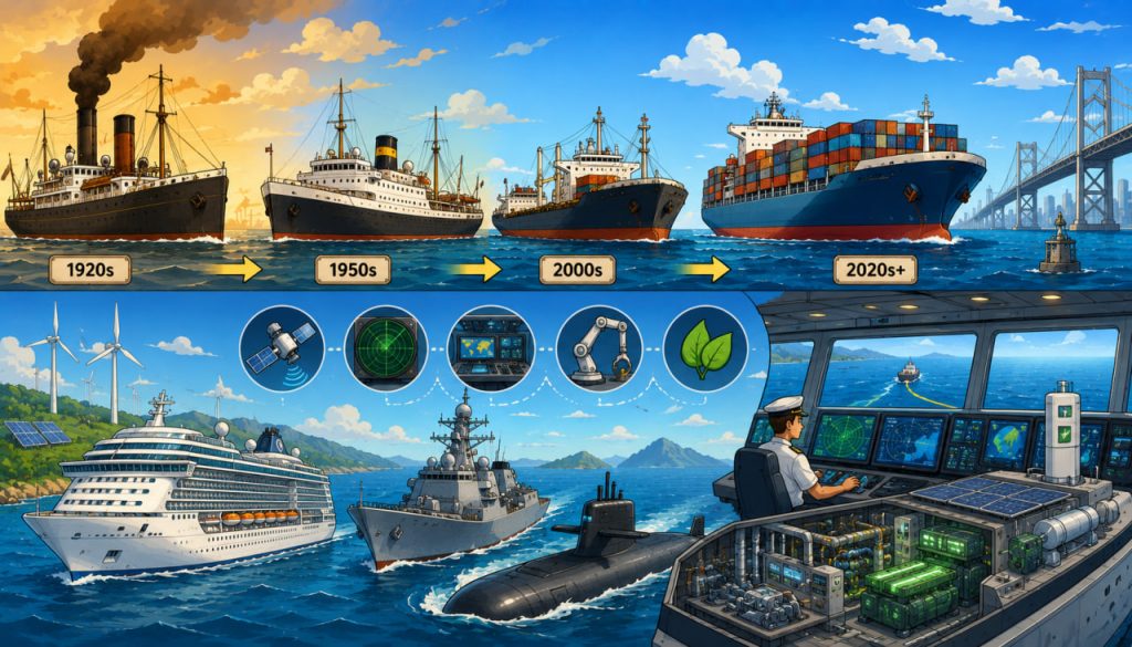 Modern Ships: What Has Changed Over the Last 100 Years?