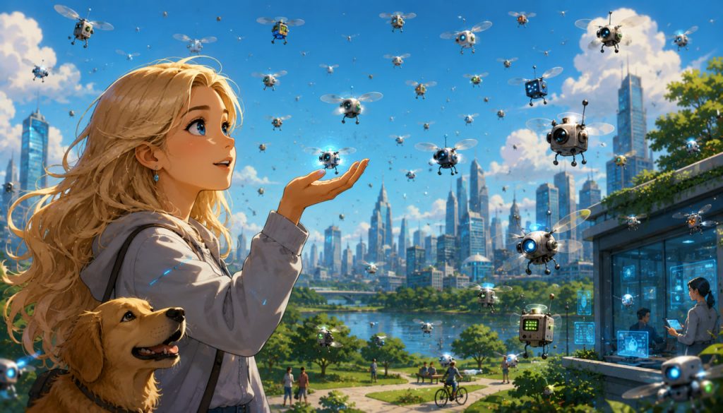 Smart Dust: Could Tiny Flying Robots Fill the Air in the Future?