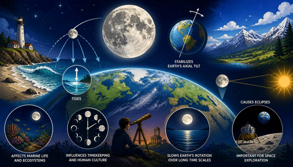 How the Moon Influences Our Planet