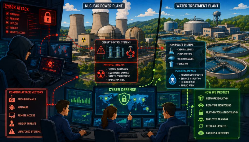 Cyber Weapons: How Critical Infrastructure Like Nuclear Plants and Water Systems Gets Hacked — and How Experts Defend Against It