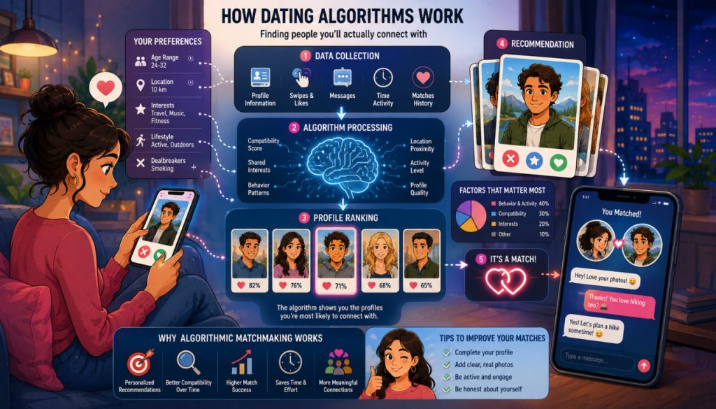 Dating Algorithms: How Tinder and Modern Apps Choose Potential Partners for Us