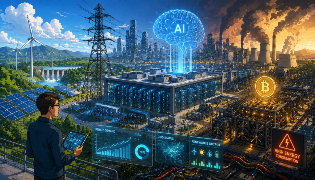 Energy Crisis: Will Civilization Have Enough Power for AI and Cryptocurrency Mining?